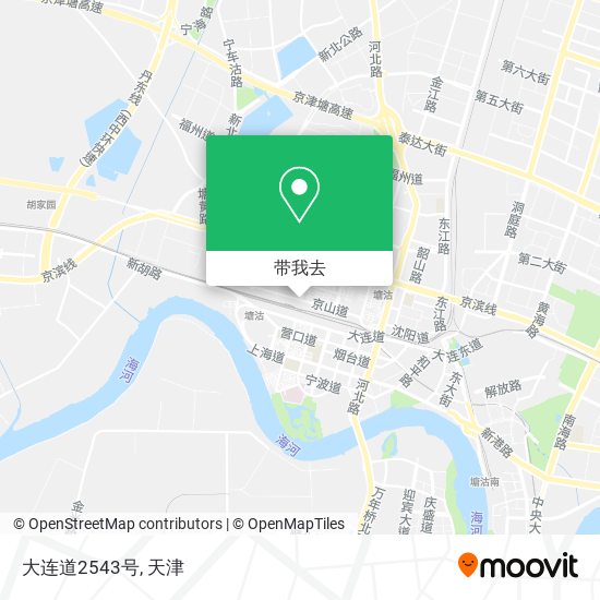 大连道2543号地图