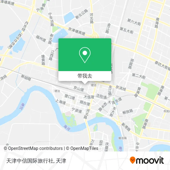 天津中信国际旅行社地图