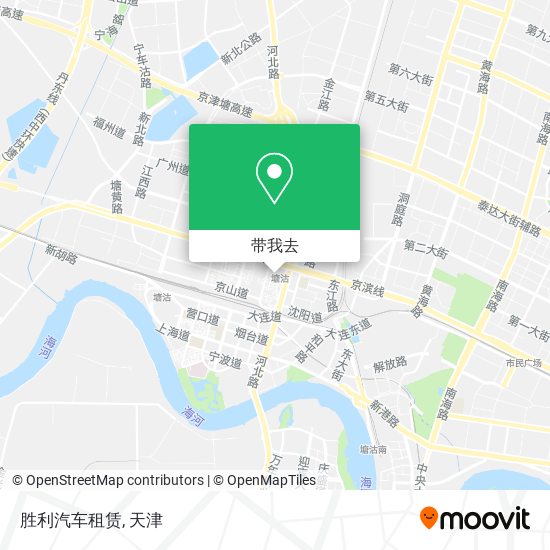 胜利汽车租赁地图