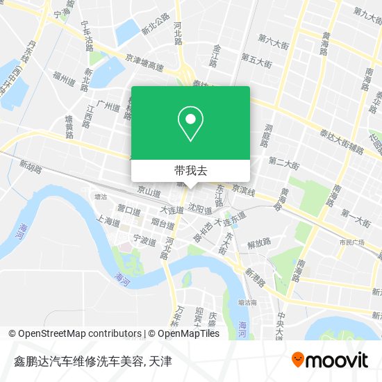 鑫鹏达汽车维修洗车美容地图