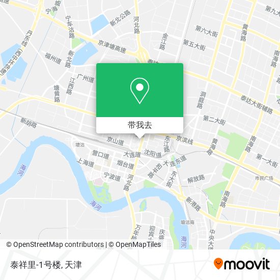 泰祥里-1号楼地图