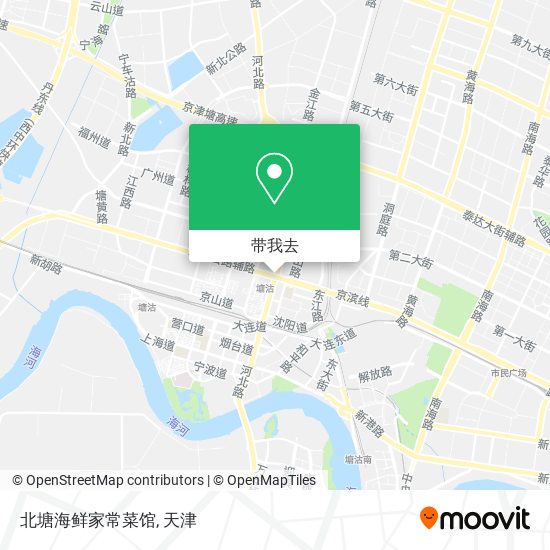 北塘海鲜家常菜馆地图