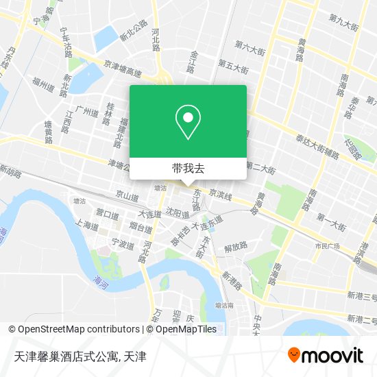 天津馨巢酒店式公寓地图