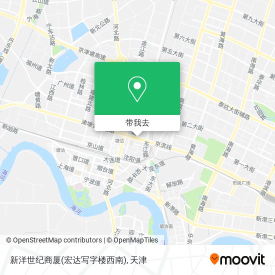 新洋世纪商厦(宏达写字楼西南)地图