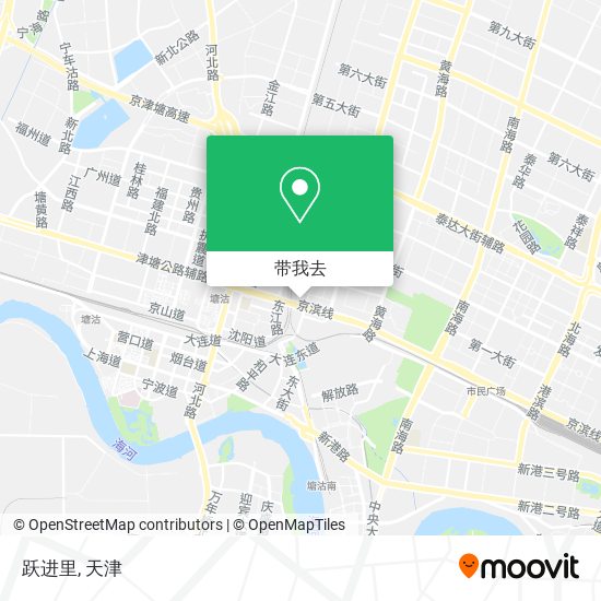跃进里地图