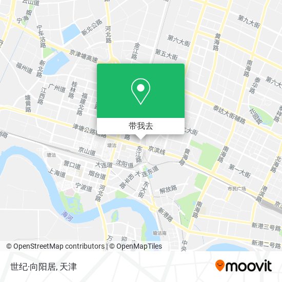 世纪·向阳居地图