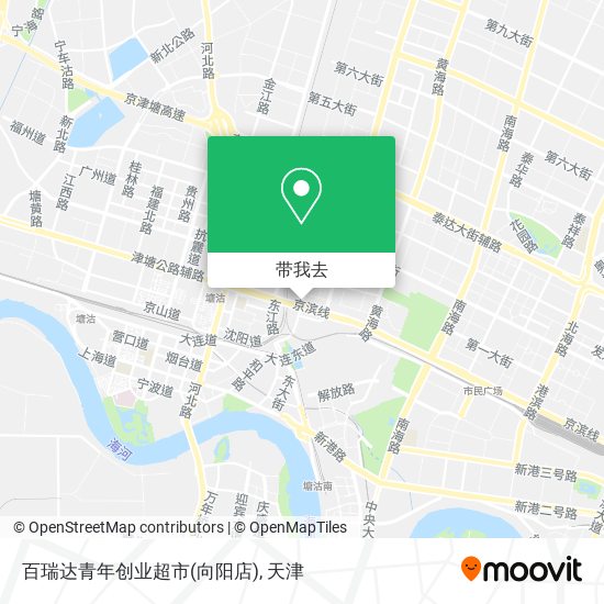 百瑞达青年创业超市(向阳店)地图