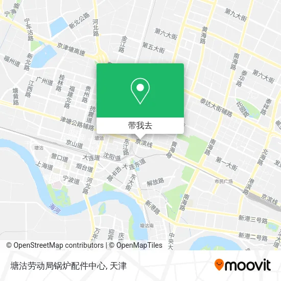 塘沽劳动局锅炉配件中心地图