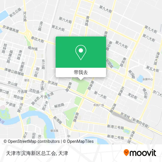 天津市滨海新区总工会地图