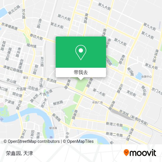 荣鑫园地图