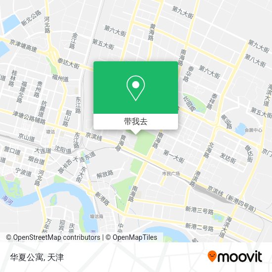 华夏公寓地图