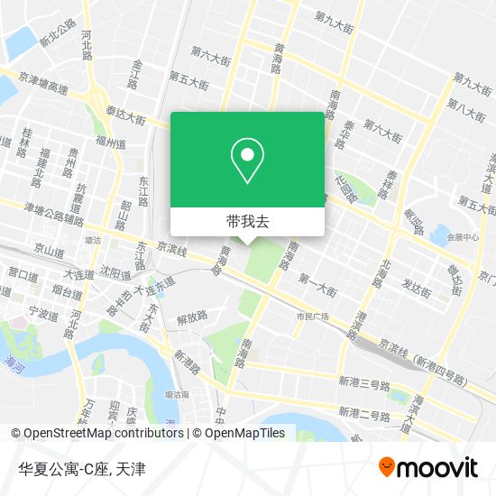 华夏公寓-C座地图