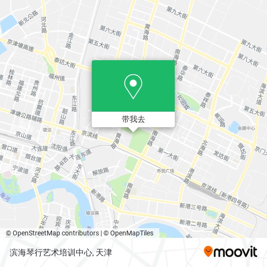 滨海琴行艺术培训中心地图