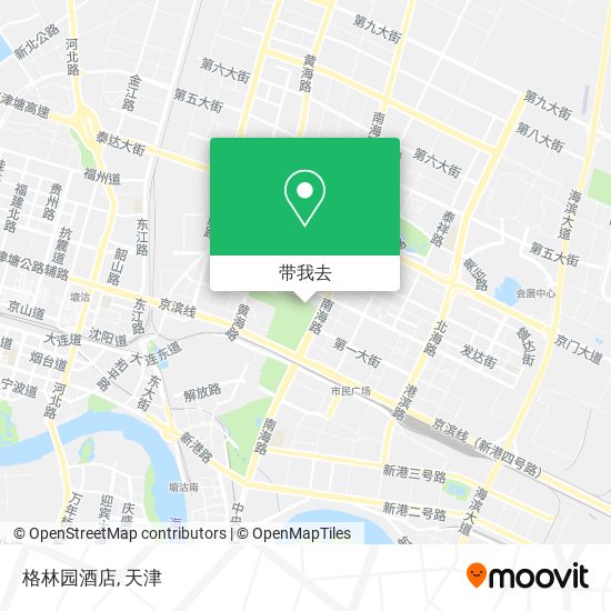 格林园酒店地图