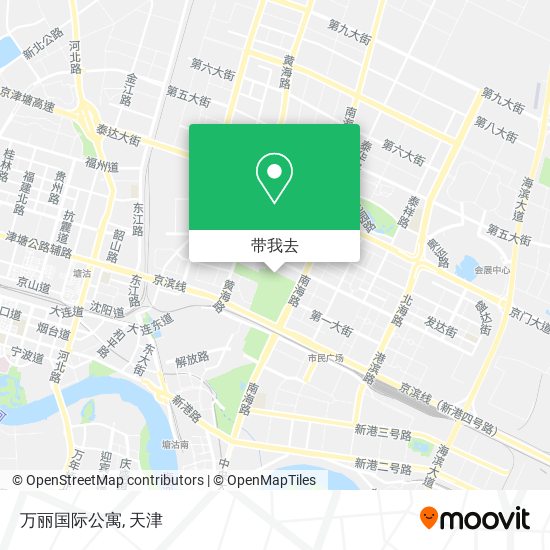 万丽国际公寓地图