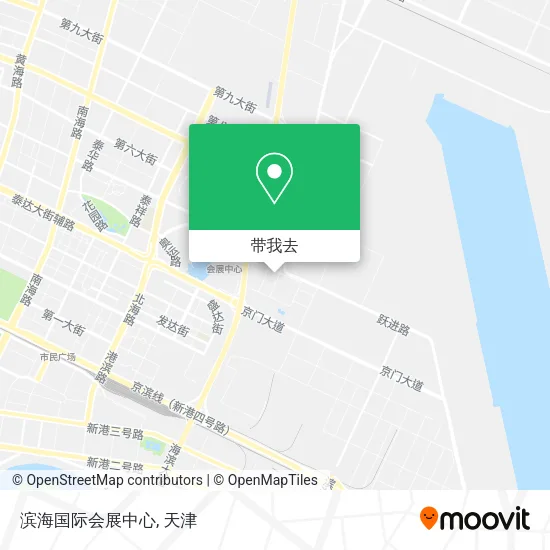 滨海国际会展中心地图