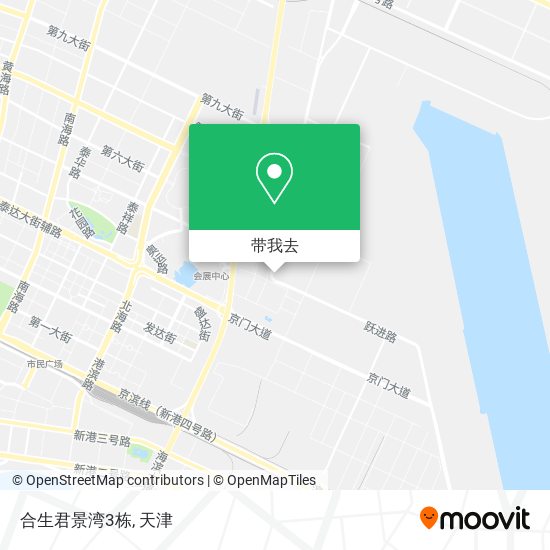 合生君景湾3栋地图