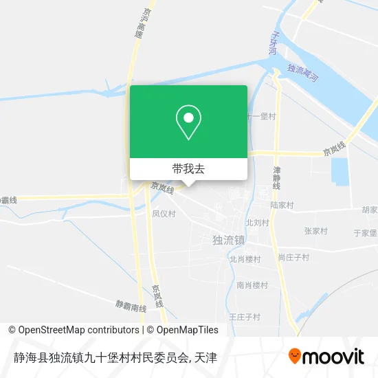 静海县独流镇九十堡村村民委员会地图