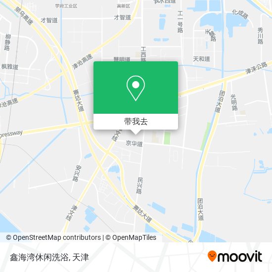 鑫海湾休闲洗浴地图