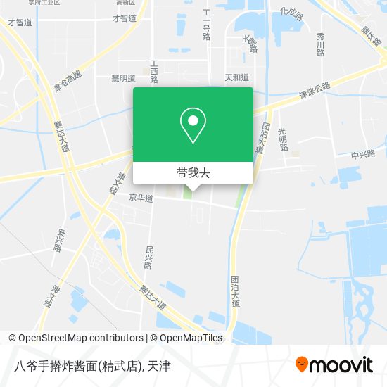 八爷手擀炸酱面(精武店)地图