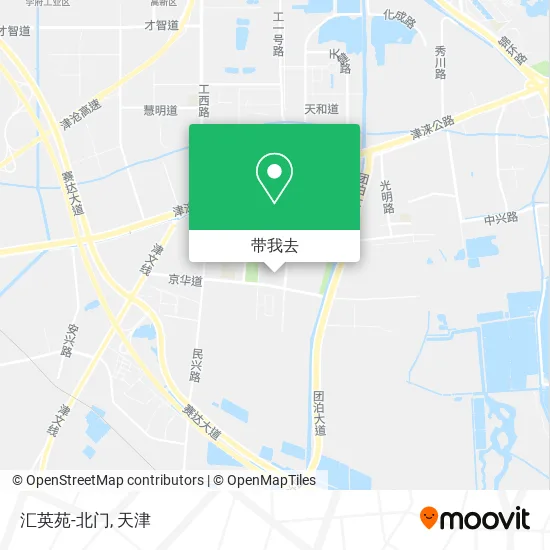 汇英苑-北门地图