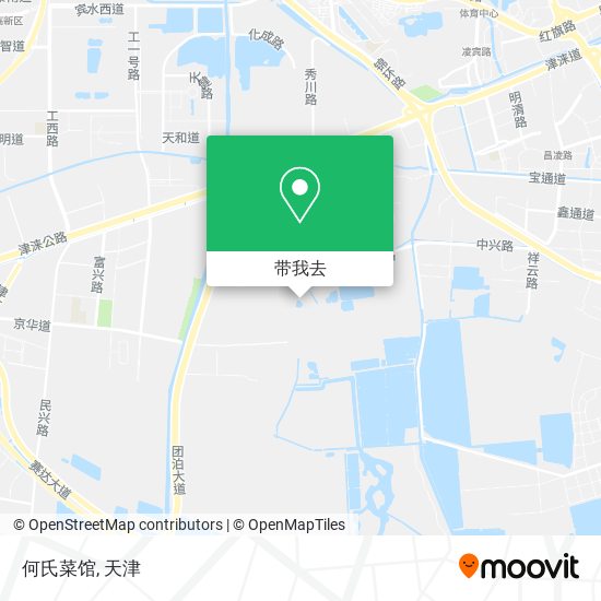 何氏菜馆地图