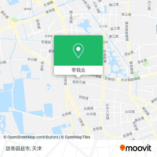 甜香园超市地图