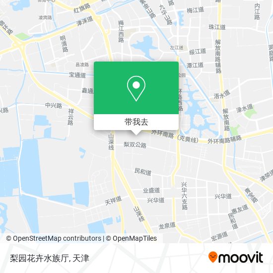 梨园花卉水族厅地图