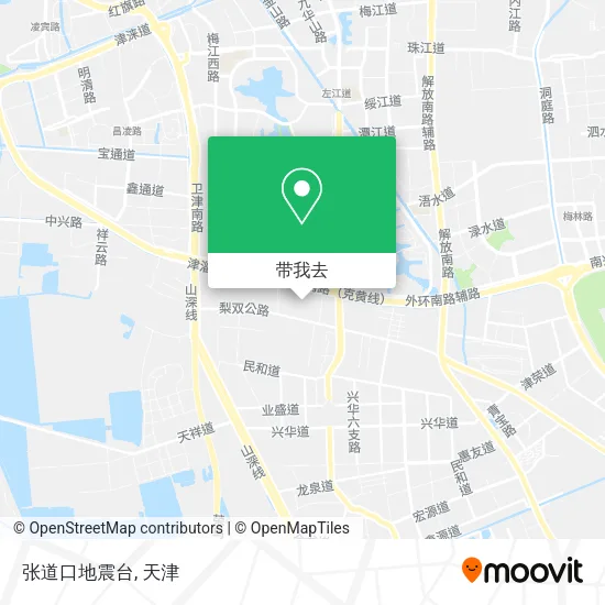 张道口地震台地图