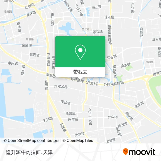 隆升源牛肉拉面地图