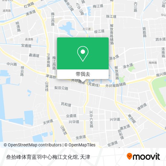 叁拾峰体育蓝羽中心梅江文化馆地图