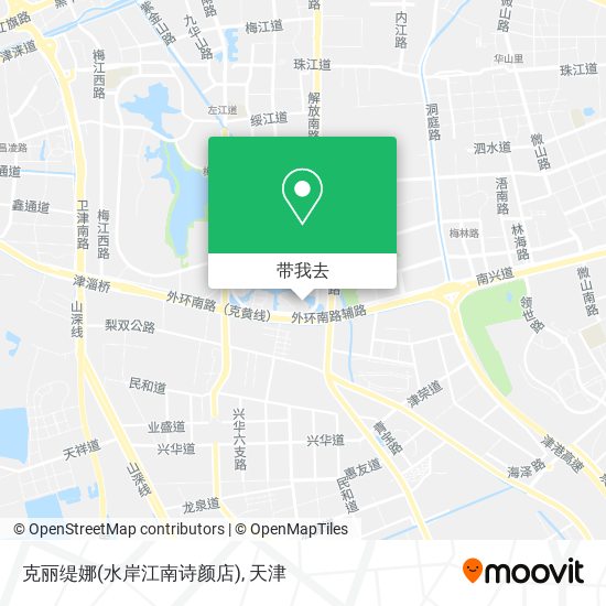 克丽缇娜(水岸江南诗颜店)地图