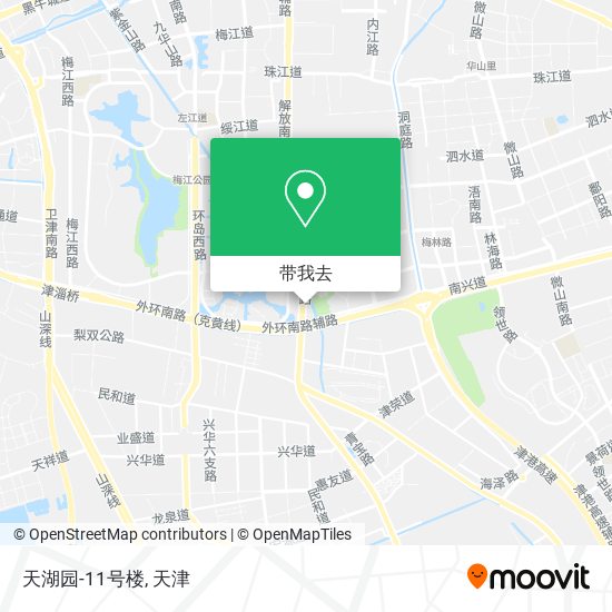 天湖园-11号楼地图