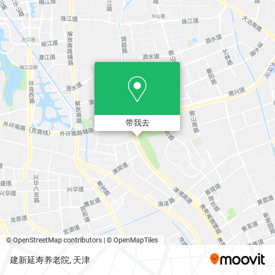 建新延寿养老院地图