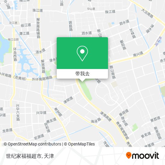 世纪家福福超市地图