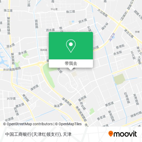 中国工商银行(天津红领支行)地图