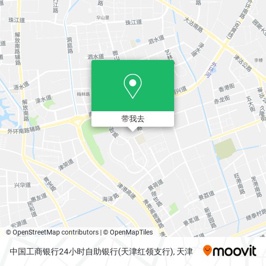 中国工商银行24小时自助银行(天津红领支行)地图