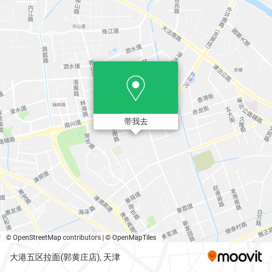 大港五区拉面(郭黄庄店)地图