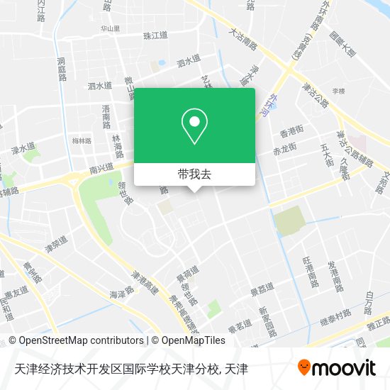 天津经济技术开发区国际学校天津分校地图