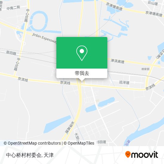 中心桥村村委会地图