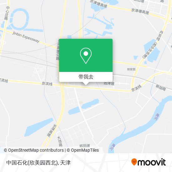 中国石化(欣美园西北)地图