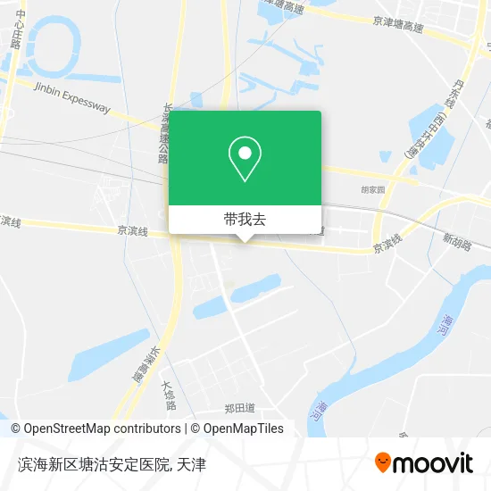 滨海新区塘沽安定医院地图
