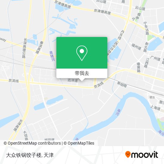 大众铁锅饺子楼地图