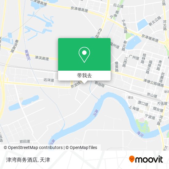 津湾商务酒店地图