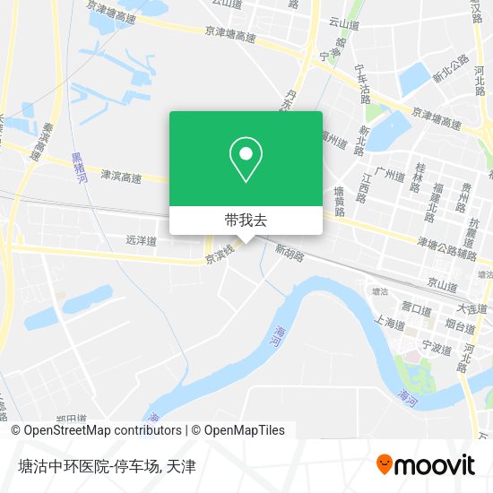 塘沽中环医院-停车场地图