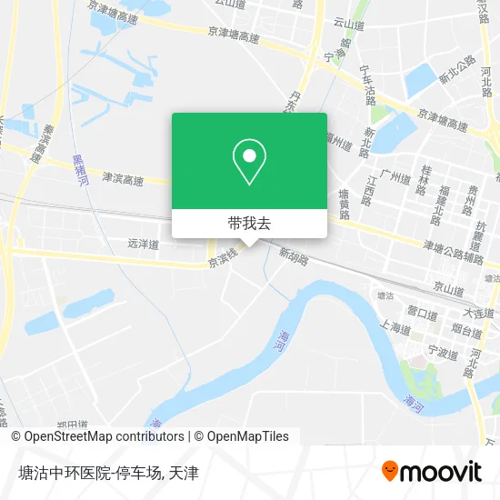 塘沽中环医院-停车场地图
