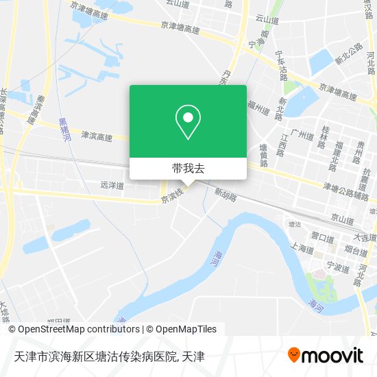 天津市滨海新区塘沽传染病医院地图