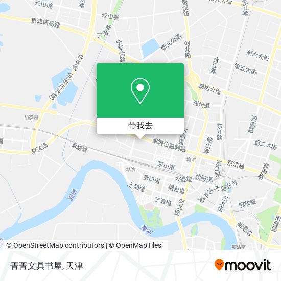 菁菁文具书屋地图