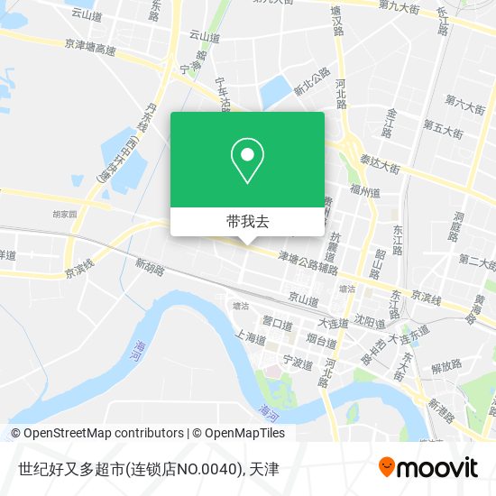 世纪好又多超市(连锁店NO.0040)地图