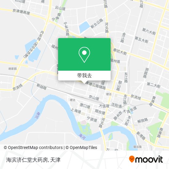 海滨济仁堂大药房地图
